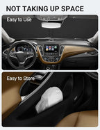 Proadsy 2026 Upgrade Front Windshield Sun Shade Foldable Sunshade Protector Custom Fit 2016-2025 Malibu Accessories