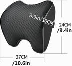Car Neck Support Pillow,Car Neck Pillow for Relieving Neck Fatigue 100% Soft Memory Foam,Ergonomic Design