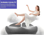 SupremeComfort X-Large Gel Infused Memory Foam Seat Cushion for Office Chair, Kitchen Chair, Car Seats- Elevate Your Seating Experience -Pressure Sore and Tailbone Pain Relief