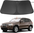 Windshield Sun Shade Custom Fit for 2011 2012 2013 2014 2015 2016 2017 BMW X3 Accessories Foldable Sunshade Sun Blocker Protect Car from Sun Rays & Heat Damage Keep Car Cooler