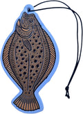 ThatsRad Car Air Freshener Duck Fly Fishing Fish Hunting Stocking Stuffer (One Size, Flounder/Cold Water Scent)