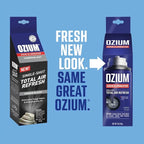 Ozium Air Sanitizer, 2 oz Car Fogger: Single-Shot Smoke Odor Eliminator & Car Air Freshener (Carbon Black)