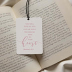 Christian Scripture Car Air Freshener 4Pcs, Inspirational Bible Quotes Hanging Scents,Pink Bible Quote Gift Air Freshener Hanging in Car Wardrobe Drawer or Book.