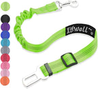 IBWell Dog Seat Belt with Elastic Bungee Leash, Car Seat Belt for Dogs (Green, 1PCS-27.6")