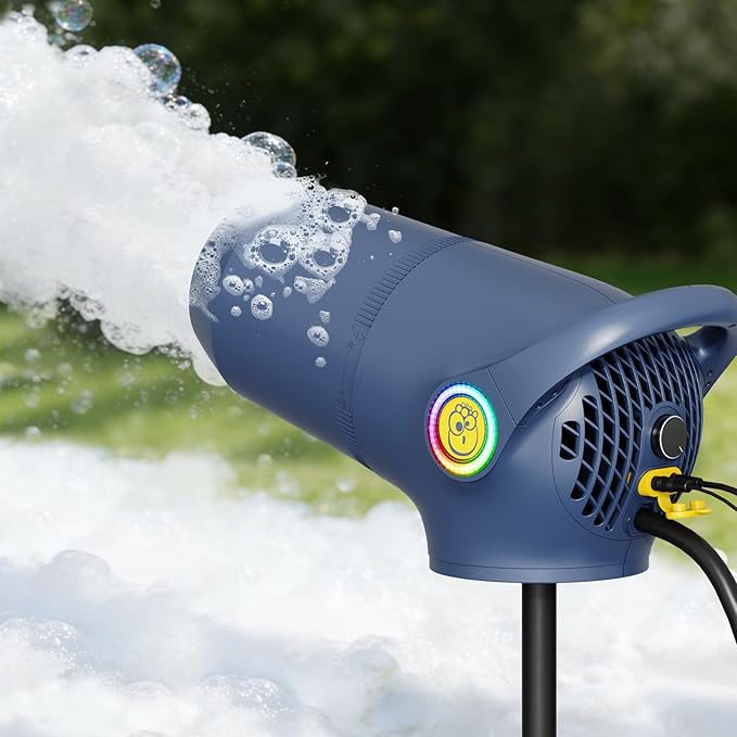 Party Foam Cannon, Foam Machine for Party, 3 Modes Foam Making Machine for for Garden Backyard Pool Indoor (Foam Machine - Enhanced Version)