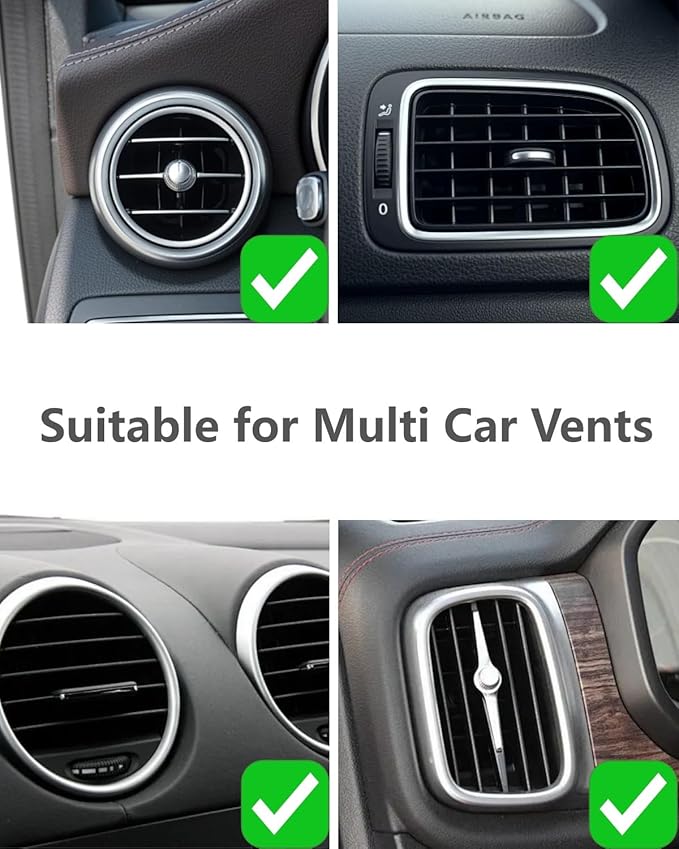 Bling Flower Car Accessories for Women Interior Aesthetic, Flower Decorative Vent Clips, Car Air Conditioner Clip Automotive Interior Decoration Fragrance-Free Aromatherapy Tablet, Add Your Own Scent