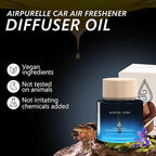 Car Air Freshener 50ML (1.7 FL OZ) Car Air Fresheners Perfume - Spicy Sandalwood Fragrance Oil Air Diffuser for Car, 180+ days Long Lasting Fragrance, Wooden Cup Design Car Fresheners, Made in USA