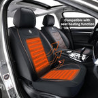 Car Seat Covers for Ford Bronco Sport 2021-2025 Car Seat Cover, Waterproof Faux Leather, 5 Piece Full Set, Wear Resistance, Easy to Clean and Install, Beautify Interior