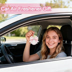 Car Air Fresheners,5-Pack Golf Green Tea Scents Cute Car Accessories,Funny Hanging Ornament Decor for Rearview Mirror,Long-Lasting Fresh Gifts for Women,Girls,Coworkers,Golfer