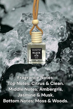 1 OZ Premium Car Diffuser Refill Oil – 2 Pack Long Lasting Fragrance Oil for Car, Home & Office | Compatible with Most Diffusers | Fresh, Pleasant Scent for Every Space (Black Ice x 2)