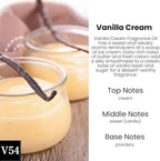 C Classy Car Air Freshener Hanging 2 Pack, Vanilla Cream Essential Oil Diffuser for Cars, Long-Lasting Fragrance, Cute Glass Bottle Car Accessories for Women & Men Gift, Made in USA