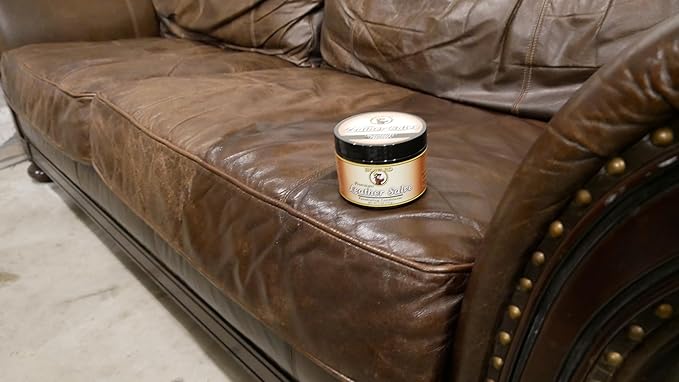 Howard Products Leather Salve - Car Leather Cleaner and Conditioner, Rejuvenates, Protects