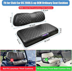 MOSNAI Club Car DS 2000.5-Up Seat Covers, Golf Cart Seat Covers for Club Car DS OEM Ordinary Seat, Front Seat Cover with Concave and Convex Design, Thick Vinyl Leather Comfortable/Breathable
