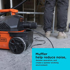 BLACK+DECKER Shop Vacuum Wet and Dry, 4 Gallon 5.0 Peak HP Wet/Dry Vacuum, Quiet Operation with Muffler, Long Reach Cleaning Range & On-Board Storage, Complete Accessory Set, BDXV18905P-4