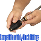 Westinghouse Pressure Washer Turbo Nozzle Attachment - 3600 Max PSI, 1/4” Connector - for Gas and Electric Pressure Washers