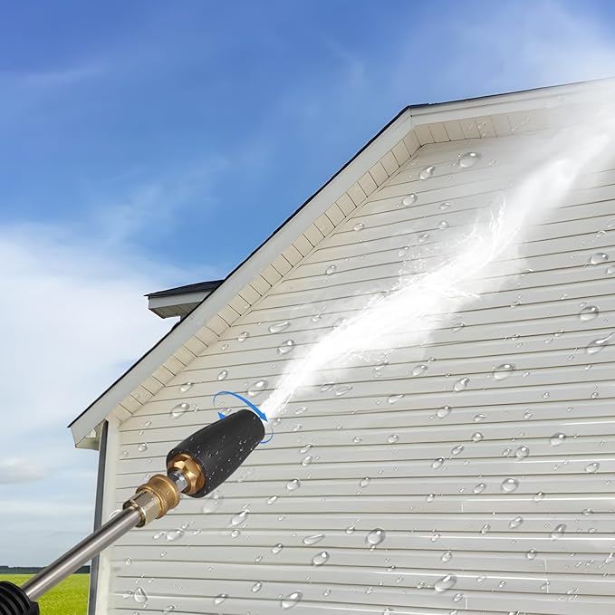 Foam Cannon Kit, 1L Bottle with 5 Pressure Washer Nozzle Tips & Turbo Nozzle, 1/4 Inch Quick Connector, 4000 PSI Max, Compatible with Gas Pressure Washers&Electric Pressure Washers