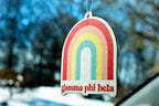 Alpha Xi Delta - Rainbow Air Freshener - 2/Pack - Flowers & Sunshine Scent