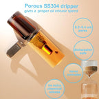 Refillable Car Essential Oil Diffuser with Lemon Oil (10ml), 30 Days’ Vent Clip Air Freshener Commuter Aromatherapy Non-toxic Strong Natural Fragrance Odor-fighting Fresh Scent for Women Men (1 Set)