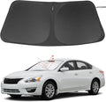 Windshield Sun Shade Custom Fit for 2013-2018 Nissan Altima Sedan Accessories Foldable Sunshade Sun Blocker Protect Car from Sun Rays & Heat Damage Keep Car Cooler