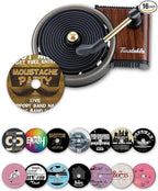 Record Player Car Air Freshener Vent Clip with 15pcs Refill Pads, Retro Black Ice Aromatherapy Diffuser for Singer Merch Gift, Air Freshener Car Decor Accessories, Music Lovers Gifts