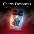 PumpCar 2 pieces bat double-sided hanging cartoon cherry-scented funny car air freshener Cool hanging for rearview mirror Car Interior Accessories Gifts