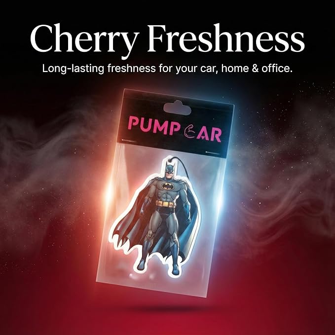 PumpCar 2 pieces bat double-sided hanging cartoon cherry-scented funny car air freshener Cool hanging for rearview mirror Car Interior Accessories Gifts
