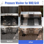 Pressure Washer, Power Washer with 4 Quick Connect Nozzles 1 Foam Cannon, High Pressure Cleaning Machine for Cars/Fences/Driveways/Patios/Farms/Home Cleaning