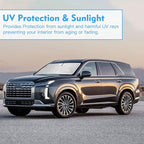 Windshield Sun Shade for Hyun-dai Palisade 2026 2025 2024 2023 2022 2021 2020 Accessories Window Sunshade Fit Hyun-dai Palisade Front Window Shade Sun Visor Blocks UV Keep Car Cooler