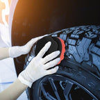6 Pack Large Tire Shine Applicator Pad, Tire Hex Grip Applicator, Tire Shine Car Detailing Foam Sponge Tool, Reusable Car Cleaning Supplies After Car Wash Tire Cleaner for Applying Tire Shine