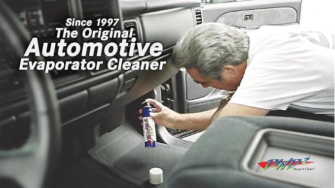 KEEP IT CLEAN Clean Air Green Eco-friendly Automotive Foaming AC Cleaner with Plant-Based Enzymes, Non-Toxic and Biodegradable Formula for Deep Cleaning and Odor Removal (8 oz.)