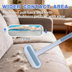 4 in 1 Pet Hair Remover - Washable & Reusable Long-Handle Tool, Gentle Removal for Dog/Cat Hair on Couch, Carpet, Furniture - Also Works for Window & Tile Cleaning (23.2inch)