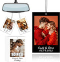 3-500Pcs Custom Air Fresheners with Picture - Personalized Double Sided Photo Text Logo Air Freshener for Car Hotel Business Event Promotion (General, Letter card)
