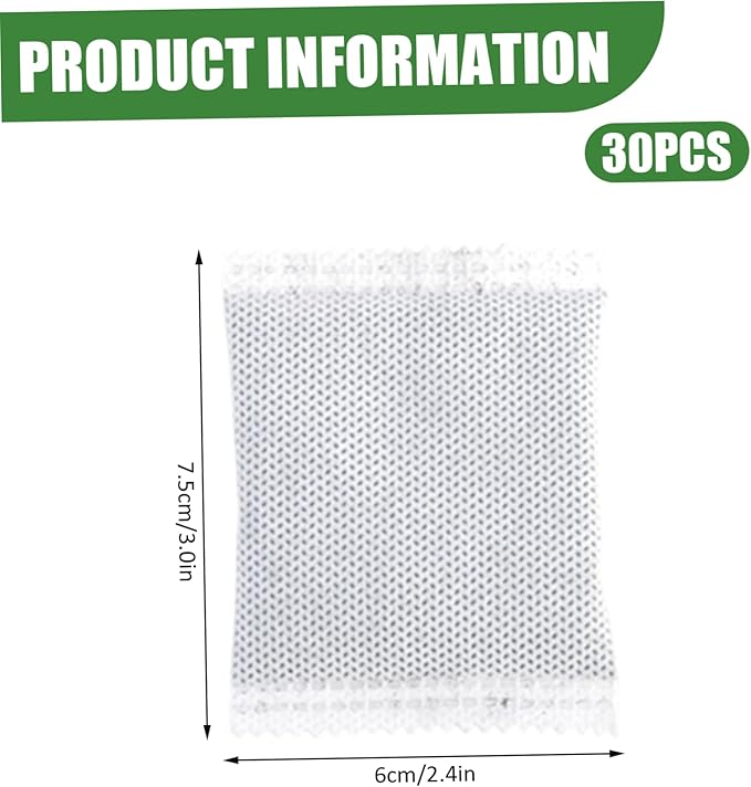 30Pcs Activated Charcoal Bags, Multi-Use Charcoal Odor Absorber Air Freshener, Shoe Deodorizer for Home Car Cabinet Basement
