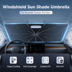 Autorder Windshield Sun Shade Umbrella for 2016-2021 Hyundai Tucson Accessories,Upgraded Ice Crystal Material,Easy Setup Umbrella Sunshade for Car Windshield,100% Sun Blocking
