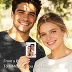 HINFKA Custom Air Fresheners with Picture, Personalized Double Sided Photo Air Freshener, Customized Gifts for Men Women Pet Lovers (Playing card–style design)