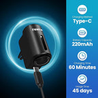 Featwell Car Air Freshener, Air Freshener Diffuser Three Adjustable Modes, Aromatherapy Machine Rechargeable (Black)