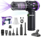 Airpollo® Car Vacuum Portable Cordless Handheld Cleaner Aspiradora para Carro, 4 in 1 with LED Screen V2 Portable 29000 Pa Suction Air Blower, Rechargeable High Power for Home, Long Lasting Battery
