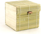 BambooMN Granulated Bamboo Charcoal Odor Absorber Bag in Decorative 4" Green Box, 2 Sets