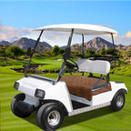 YOKYHOM Golf Cart Seat Covers, Golf Cart Seat Towel Blanket, Short Plush Surface, Soft and Comfortable, Suits EZGO, Yamaha, Club Car and Other 2-Seat Golf Carts, 51"x 30.5", Dark Brown