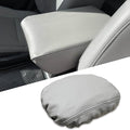 for Honda CRV 2017-2022 Center Console Cover - Vegan Leather Extra Soft Armrest Protector for Honda CR-V Interior Accessories 2017 2018 2019 2020 2021 2022（Gray）