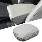 for Honda CRV 2017-2022 Center Console Cover - Vegan Leather Extra Soft Armrest Protector for Honda CR-V Interior Accessories 2017 2018 2019 2020 2021 2022（Gray）