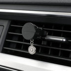100pcs Air Outlet Clip Vent Clips, Automatic Air Freshener Car Air Conditioner Clips for Home Air Vent Clips Sublimation Air Fresheners Blanks (Black)