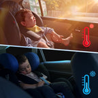 Car Window Shades for Honda Civic 2016-2021 Accessories - Full Set 8PCS Side Window Sunshades with Memory Frame & Blackout Fabric, Privacy UV Shield for Camping/Travel