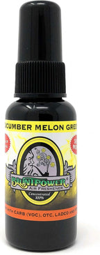 BluntPower (Cucumber Melon Green, 1 Pack) Concentrated Air Freshener for Room and Car Spray - Oil-Based Diffuser Spray Bottle - Long-Lasting Bathroom Spray, Car Freshener, & Odor Eliminator Spray