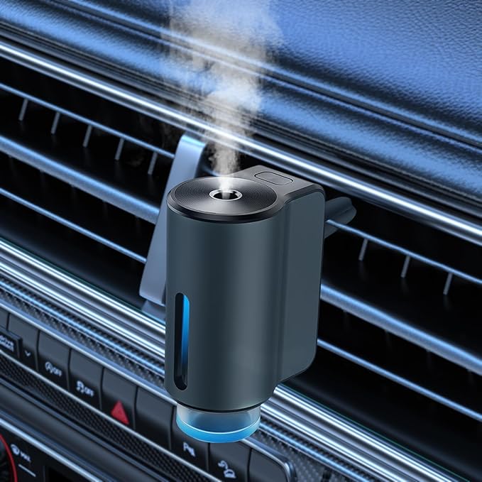 Essential Oil 20pcs with Car Diffuser, Smart Car Air Freshener Aromatherapy Oil, Eessential Oils Mixed Scent Set Fragrance Oils for New Car Smell