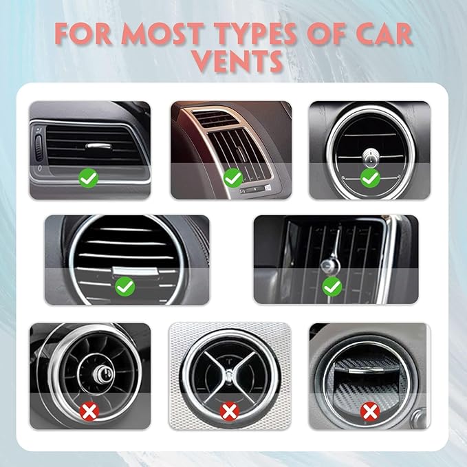 Custom Aromatherapy Air Vent Clip with Photo - Personalized Crystal Air Freshener - Scented Crystal Clip for Car Interior Decoration