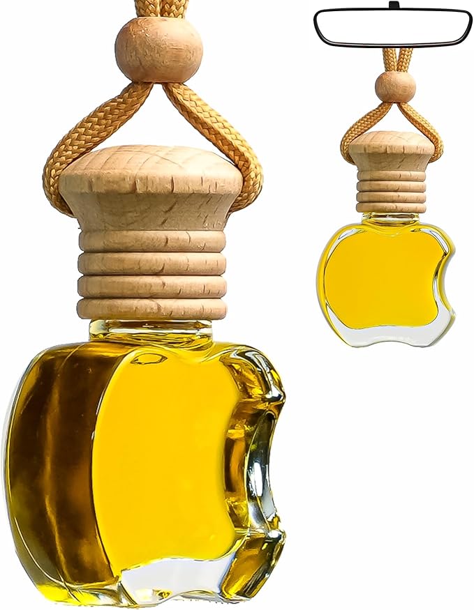 Kabod Citrus Orange Car Air Freshener | Hanging Essential Oil Diffuser | Natural Odor Eliminator | Long-Lasting Fragrance | 10 ml