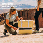 RTIC 2-in-1 Chillout Bag Soft Insulated Cooler Tote, Portable, for Lunch, Beach, Travel, Drink, Beverage, Car, Camping, Picnic, 24-Can Capacity,