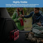 Comprehensive First Aid Kits- Advanced Trauma Kits with Labeled Compartments, Large Emergencies Medical Kits for Car, Home, Camping and Outdoor Emergencies -324Piece Set