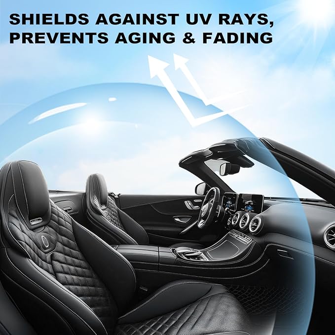 240ml Indoor Safe Trim Restorer, Plastic Restorer for Cars, Car Plastic Restorer, Black Plastic Restorer, Fast-Drying, Waterproof, Long-Lasting Shine & Protection,Indoor Plastic Surfaces Use Only